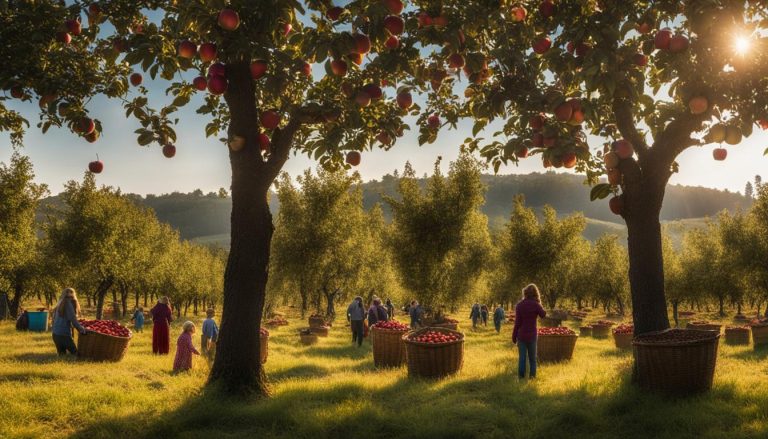 Orpington fruit picking