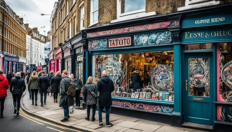 Cool London Tattoo Parlours and Shops