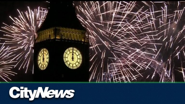 Big Ben's Ringing to Welcome the New Year in London