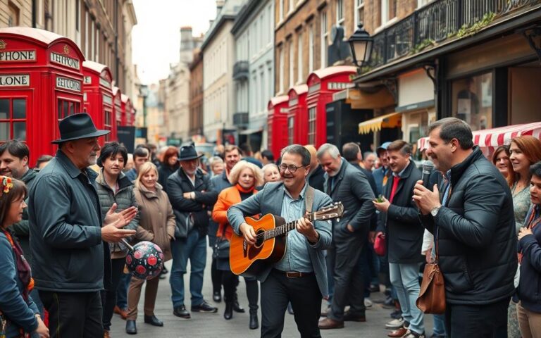 what is busking in London