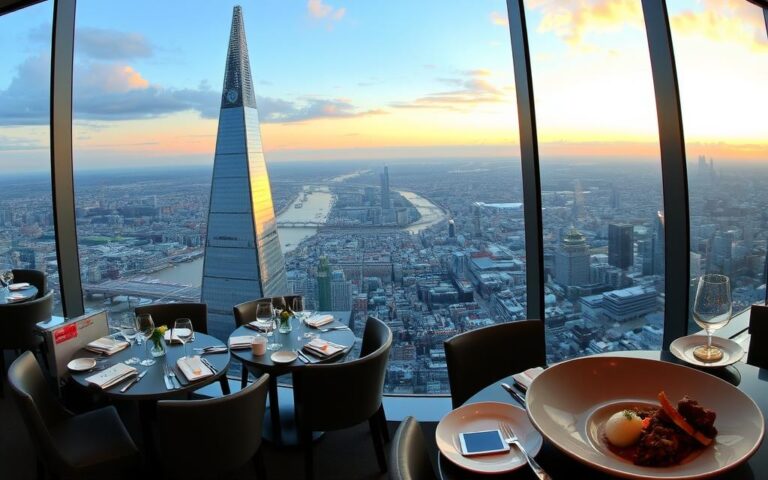 where to eat at the shard london